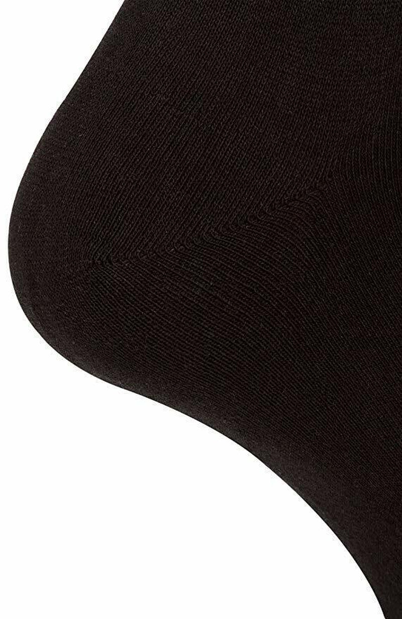 New 6 Pairs Mens Black Classic Dress Socks Calf Casual Fashion Crew Solid Sox