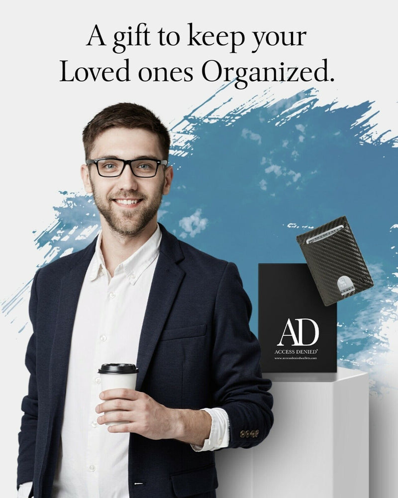 Slim Wallets for Men Bifold Mens Wallet with Removable Money Clip RFID Blocking