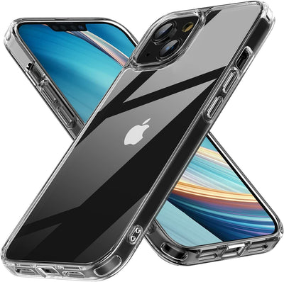 iPhone 13 Pro Clear Shockproof Case TPU Bumper Durable PC Back