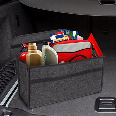 Portable Car Trunk Boot Cargo Organizer Storage Bag Collapsible SUV Truck