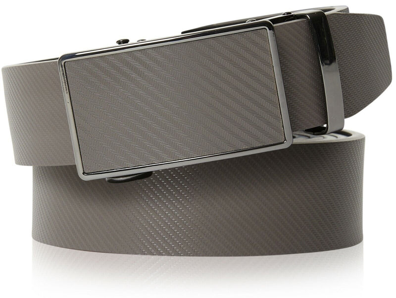 Genuine Leather Mens Ratchet Belt Belts for Men Adjustable Automatic Buckle