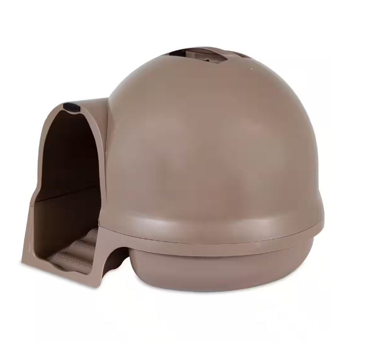 Booda Dome Titanium Cleanstep Cat Litter Box