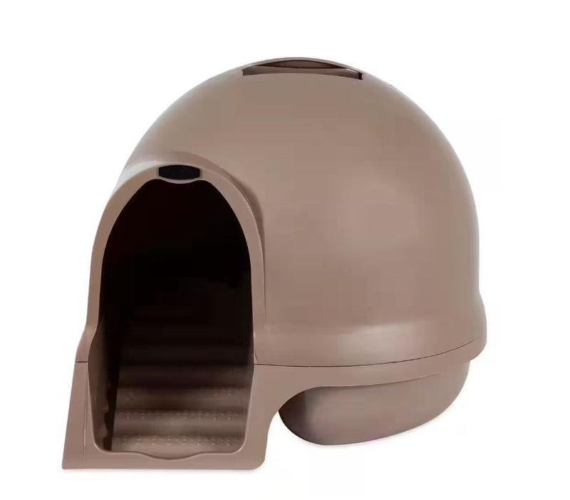 Booda Dome Titanium Cleanstep Cat Litter Box