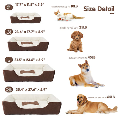 Orthopedic Pet Calming Bed for Small to Large Dogs & Cats
