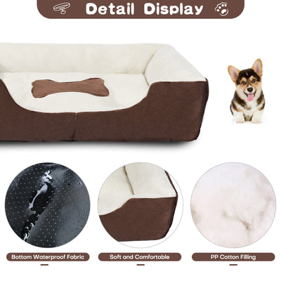 Orthopedic Pet Calming Bed for Small to Large Dogs & Cats