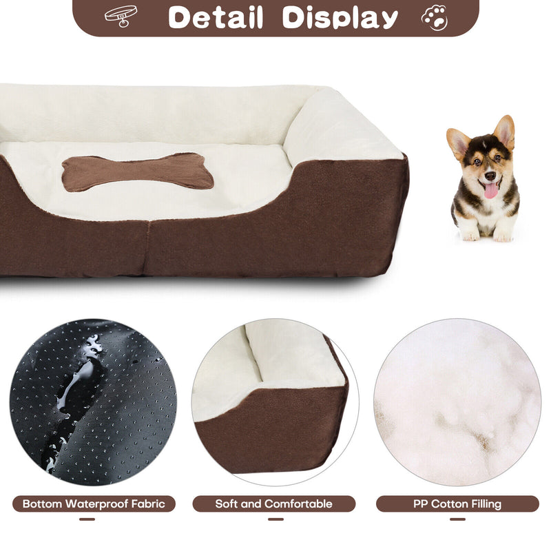 Orthopedic Pet Calming Bed for Small to Large Dogs & Cats