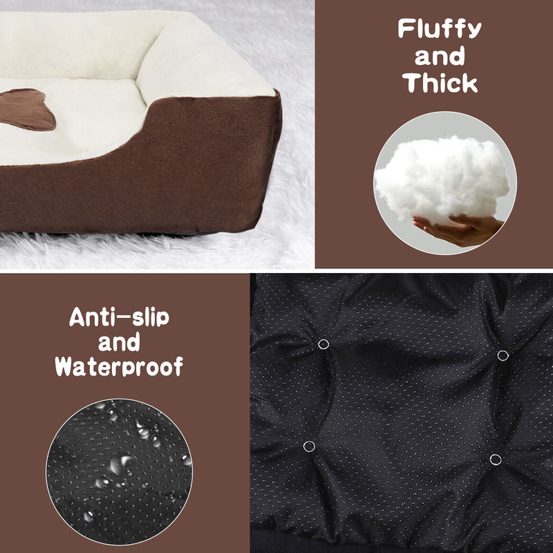 Orthopedic Pet Calming Bed for Small to Large Dogs & Cats