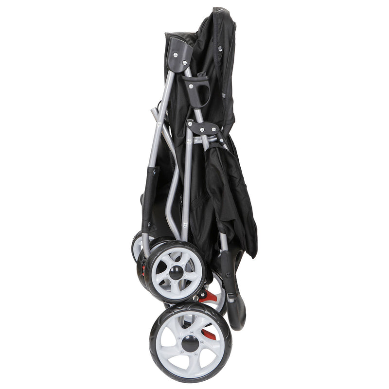 Dual Entry Folding Dog Stroller Travel Pet Carrier