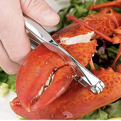 Crab Leg Opener Nut Cracker Lobster Cracker Seafood Tools Double Jaw Crackers 6”