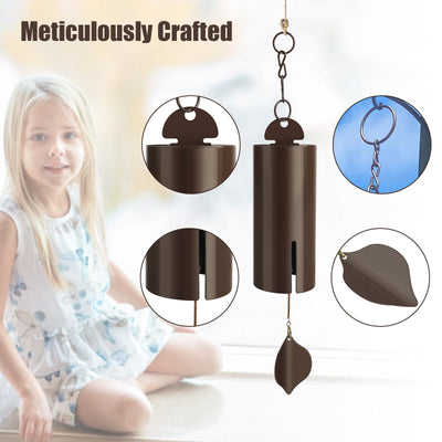 Large Deep Resonance Serenity Metal Bell Heroic Wind Chime Outdoor Indoor Decor