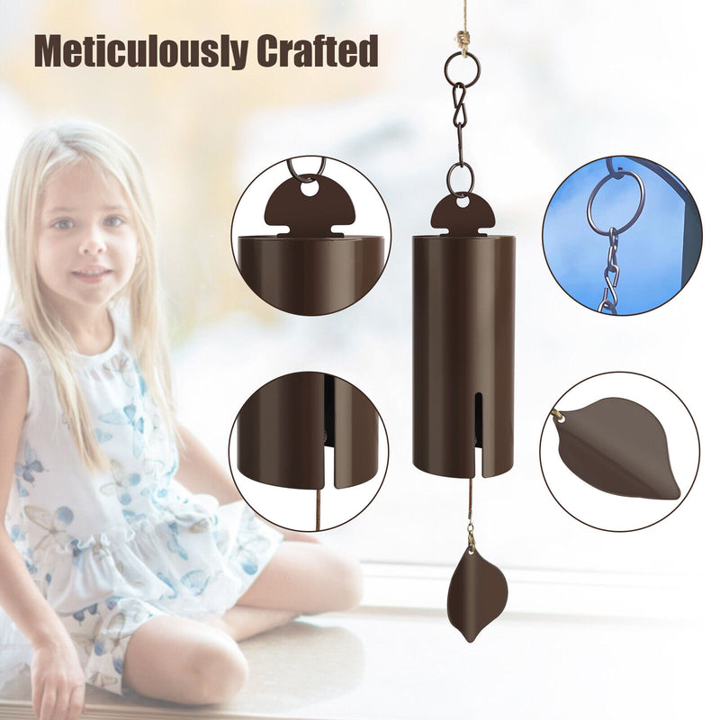 Large Deep Resonance Serenity Metal Bell Heroic Wind Chime Outdoor Indoor Decor