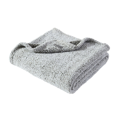 Solid Fleece Grey Throw Blanket Super Soft And Cozy Polyester 50X60