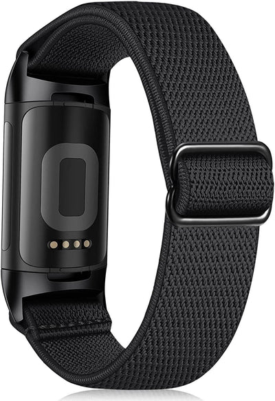 Nylon Watch Band Wrist Strap Wristband Bracelet For Fitbit Charge 6 5 Sports