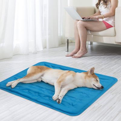 Cooling Gel Mat Self Cooling Cushion Pad Summer Hot Weather Sleeping Bed Dog Pet