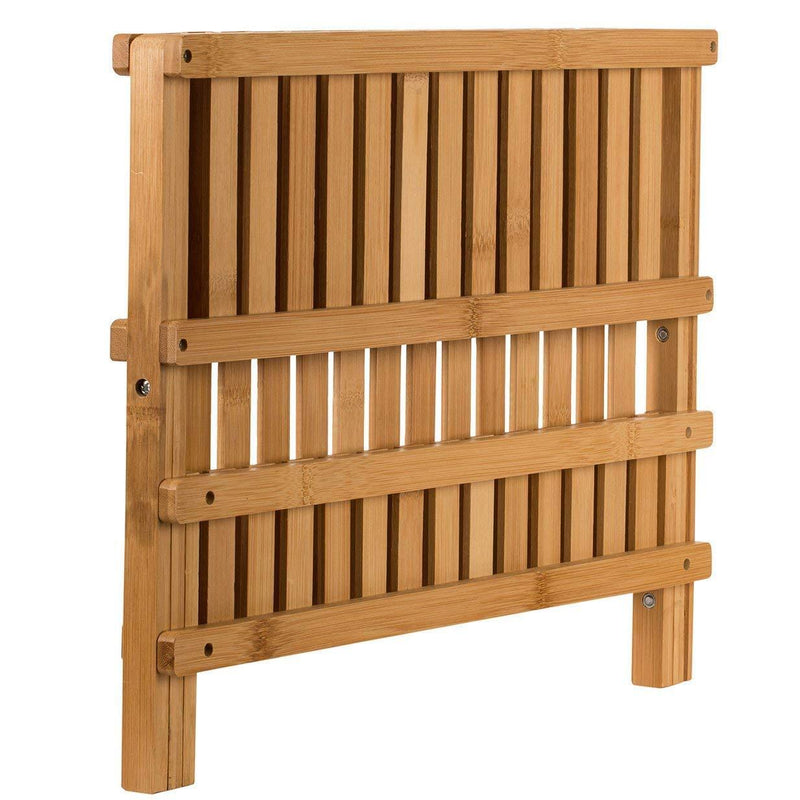 Wooden Dish Drying Rack Collapsible Compact Dish Rack Bamboo Dish Drainer