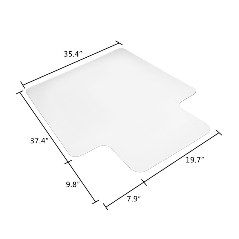 PVC Matte Desk Office Chair Floor Mat Protector for Hard Wood Floors 48" X 36"