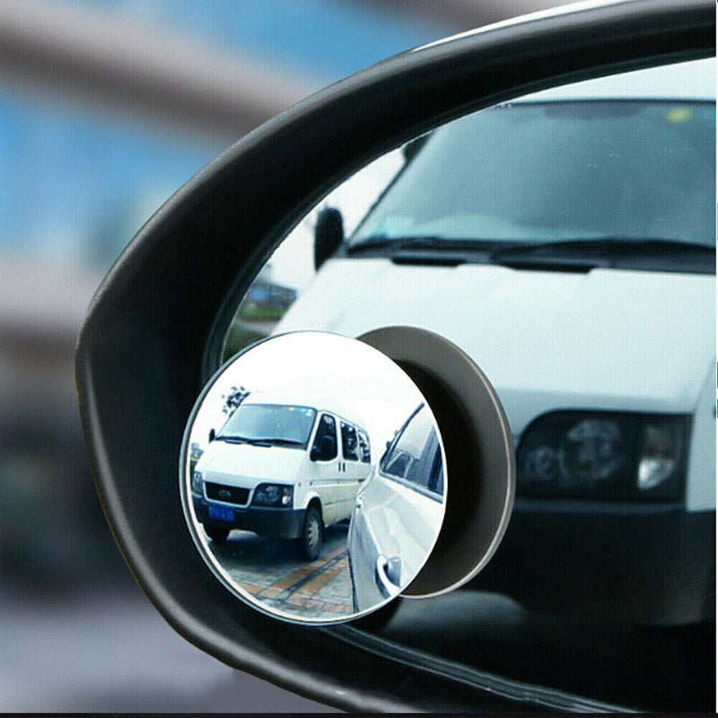 360° Wide Angle Blind Spot Mirror Auto Convex Rear Side View For Car Truck 2Pcs