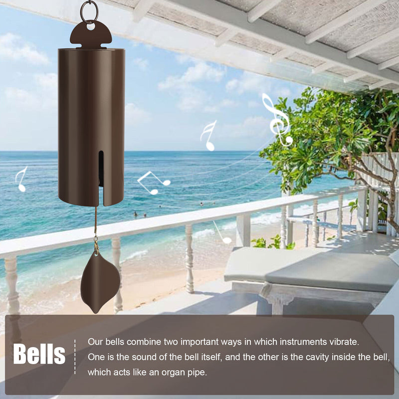 Large Deep Resonance Serenity Metal Bell Heroic Wind Chime Outdoor Indoor Decor
