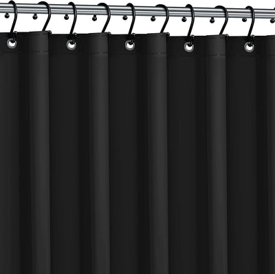 Shower Curtain Liner Mildew Resistant Vinyl Magnetized Bottom Grommets