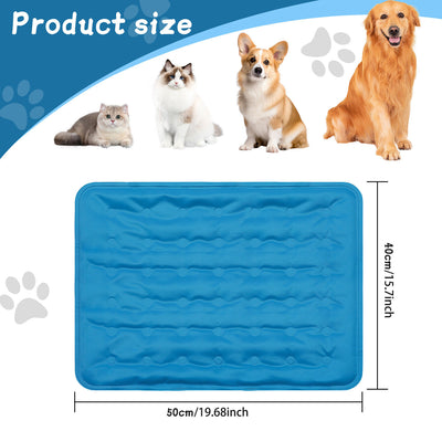 Cooling Gel Mat Self Cooling Cushion Pad Summer Hot Weather Sleeping Bed Dog Pet