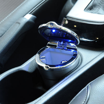 Portable Car Home LED Light up Ashtray Auto Travel Cigarette Ash Holder Cup