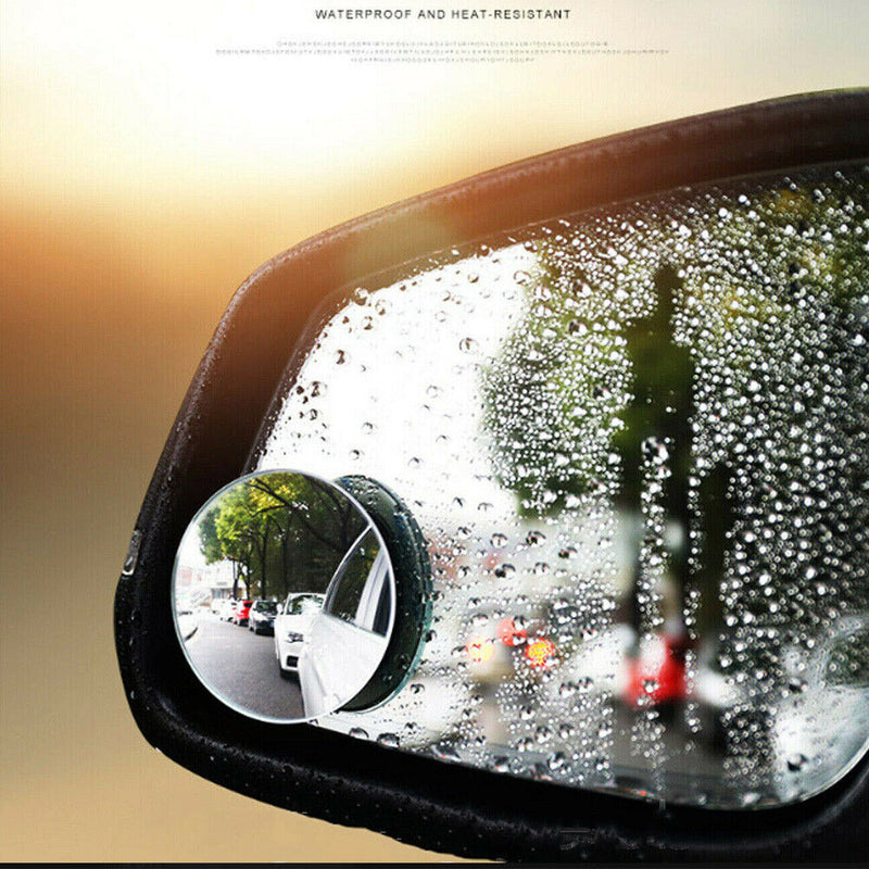 360° Wide Angle Blind Spot Mirror Auto Convex Rear Side View For Car Truck 2Pcs