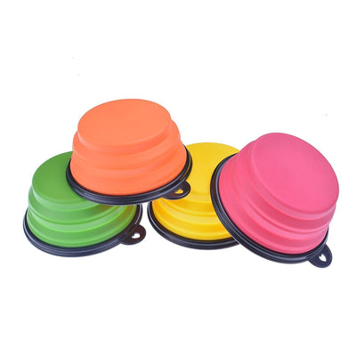 Collapsible Pet Bowl 4PCS Travel Friendly Foldable Dog Bowl Water Dish