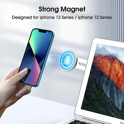 Magnetic Laptop Phone Holder Computer Monitor Expansion Bracket
