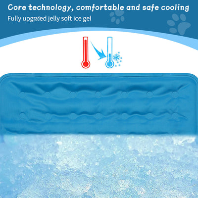 Cooling Gel Mat Self Cooling Cushion Pad Summer Hot Weather Sleeping Bed Dog Pet