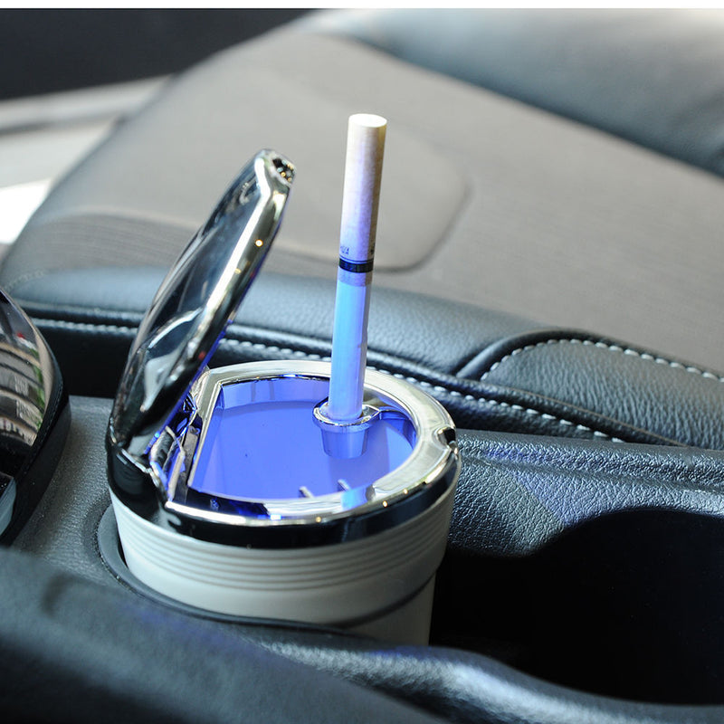 Portable Car Home LED Light up Ashtray Auto Travel Cigarette Ash Holder Cup