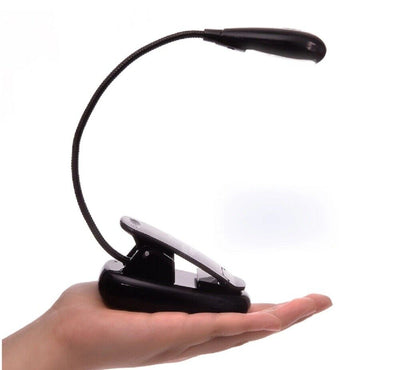 Flexible Clip-On LED Light Lamp - for Book Reading Tablet Laptop PC Ereader