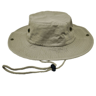 Unisex Cotton Bucket Hat Fishing Camping Safari Boonie Sun Brim Summer Cap