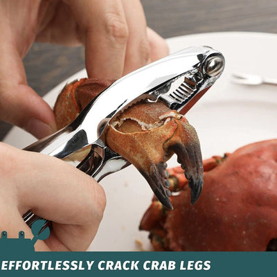 Crab Leg Opener Nut Cracker Lobster Cracker Seafood Tools Double Jaw Crackers 6”