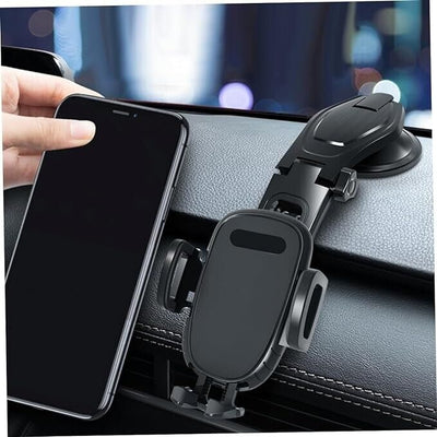 Car Phone Holder 360 Car Mount Easy One Touch Dash & Windshield Universal