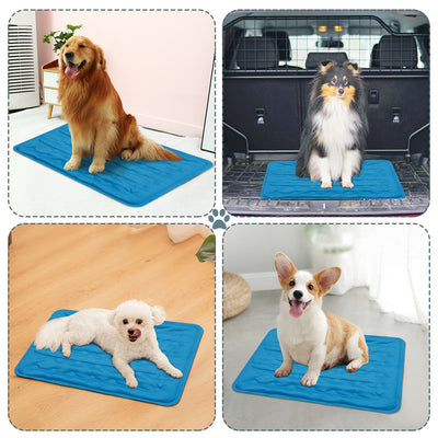 Cooling Gel Mat Self Cooling Cushion Pad Summer Hot Weather Sleeping Bed Dog Pet