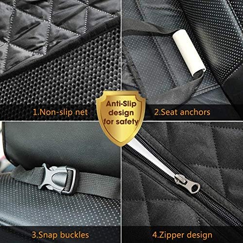 Pet Seat Cover Waterproof Heavy Duty Car Back Seat Protector Mat Convertible Dog Hammock