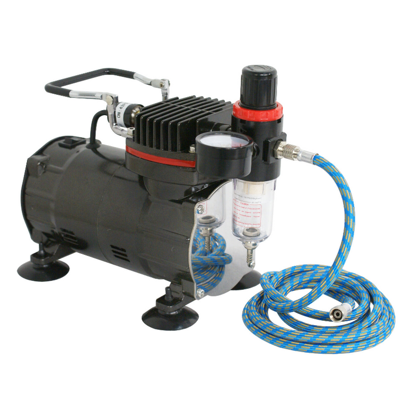 Dual-Action Airbrush Kit with Compressor Airbrush Paint Set for Spray Painting