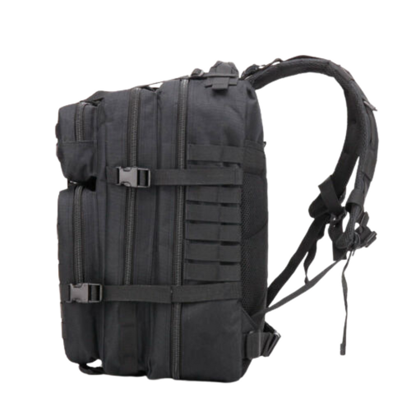Black 45L Tactical Military Backpack Rucksack Bag Survival Camping Hiking Trekking Travel Backpack