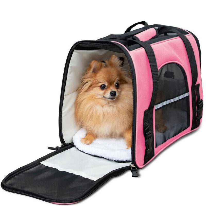 Pet Dog Cat Carrier Travel Sleeping Tote Bag Airline Approved