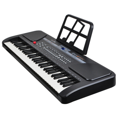 Piano Keyboard 61 Key Music Electronic Keyboard Electric Digital Piano Organ with Stand & Microphone