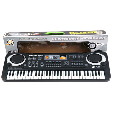 Digital Music Electronic Keyboard for Kids 61 Key Electric Piano Organ with Microphone