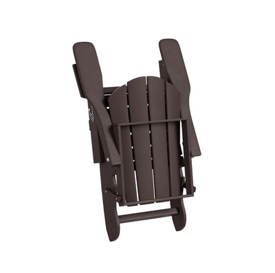 2 Pcs Folding Adirondack Chair Outdoor Patio Garden Deck Lounge Chairs