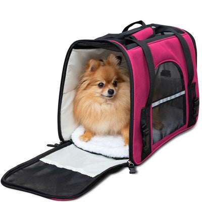 Pet Dog Cat Carrier Travel Sleeping Tote Bag Airline Approved