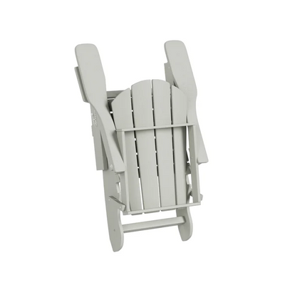 2 Pcs Folding Adirondack Chair Outdoor Patio Garden Deck Lounge Chairs