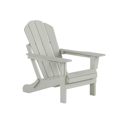2 Pcs Folding Adirondack Chair Outdoor Patio Garden Deck Lounge Chairs