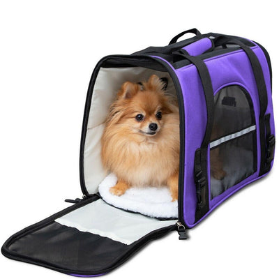 Pet Dog Cat Carrier Travel Sleeping Tote Bag Airline Approved