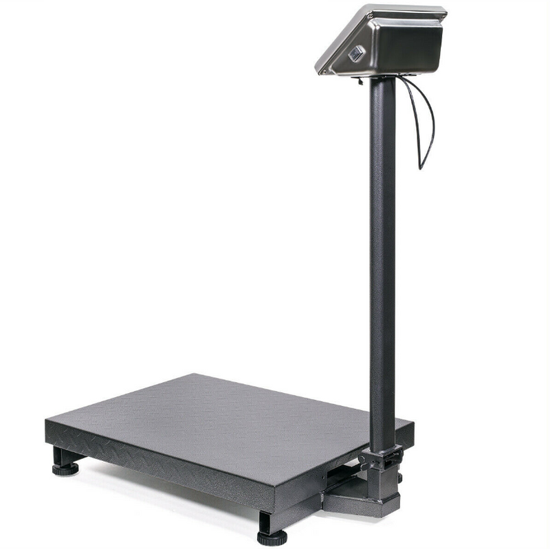 600LB Weight Computer Scale Digital Floor Platform Shipping Warehouse Postal Scale