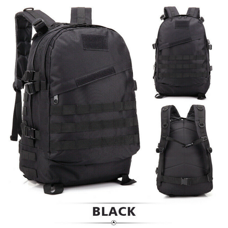 40L Military Tactical Shoulder Backpack Rucksack Bag Outdoor Waterproof Camping Hiking Backpack