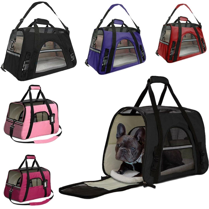 Pet Dog Cat Carrier Travel Sleeping Tote Bag Airline Approved