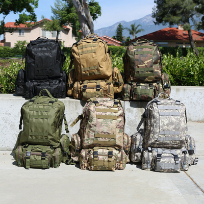 60L Outdoor Military Molle Tactical Backpack Rucksack Camping Hiking Travel Bag
